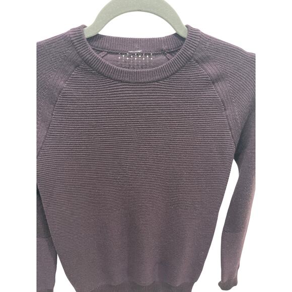 Lululemon Simply Wool Sweater Black Cherry Sz XS - Picture 3 of 10